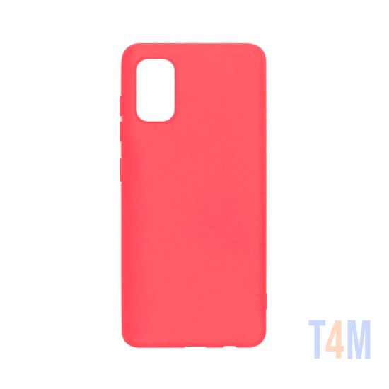 Capa de Silicone para Samsung Galaxy A41 Vermelho